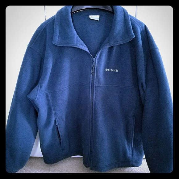 blue columbia jacket men's